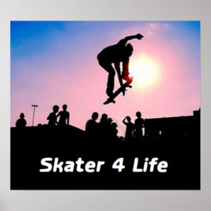 Patinador poster de 4 vidas