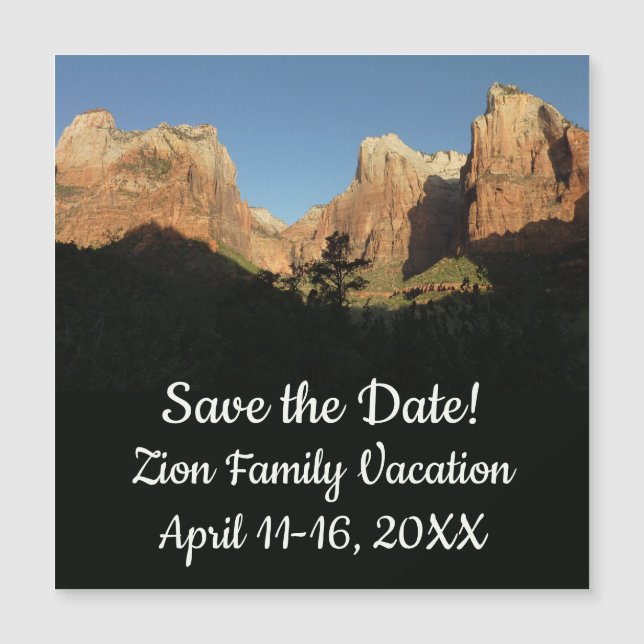 Pátio dos Patriarcas I no Parque Nacional de Zion (Frente)