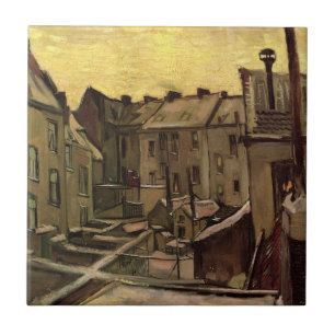 Pátios de Casas Antigas por Vincent van Gogh