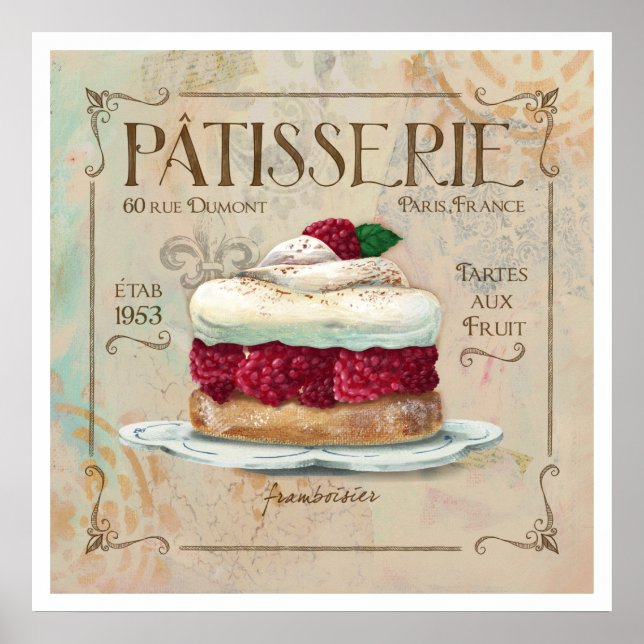 Patisserie I Poster Art (Frente)