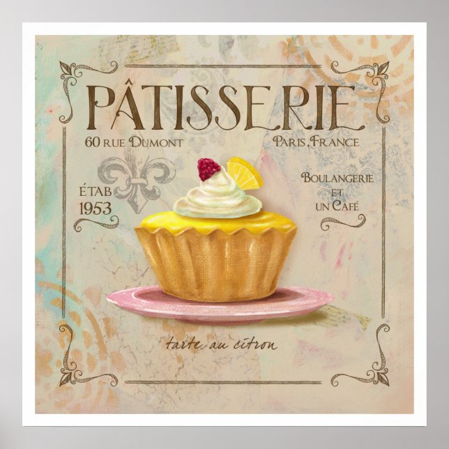 patisserie IV Poster Art (Frente)