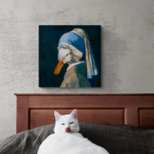 Pato com Pearl Earring.