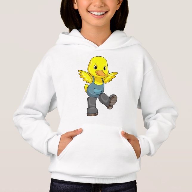 Pato como agricultor com botas (Frente)