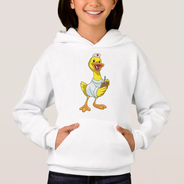 Pato como enfermeira com coração (Frente)