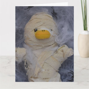 Pato Danny a Múmia cartão em branco