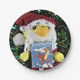 Pato Danny Papai Noel. Pratos de Papel