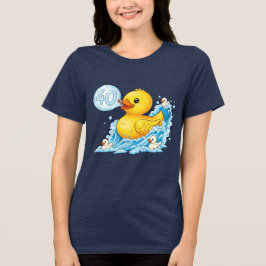 Pato de borracha com camisa de bingo 40 bolha
