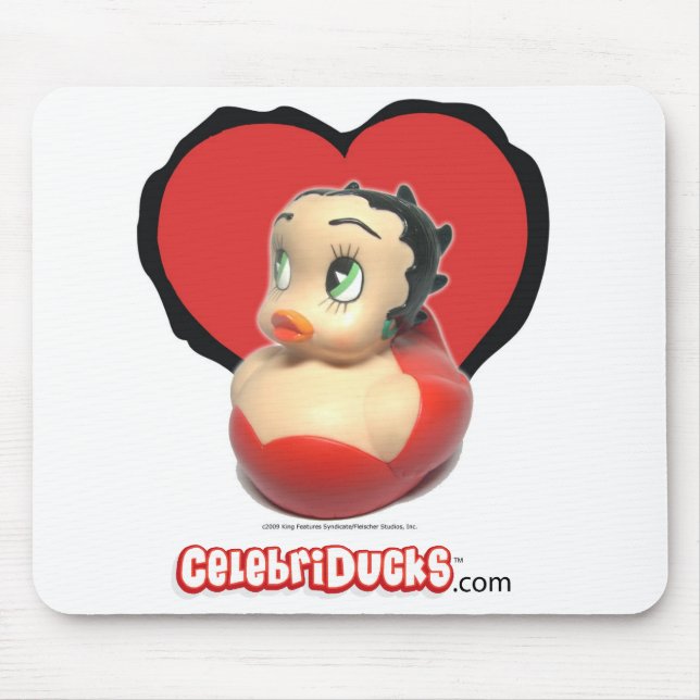 Pato de borracha Mousepad de Betty Boop (Frente)