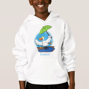 Pato engraçado com desenho animado de dança de g