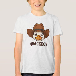 Pato Engraçado Pun Western Cowboy