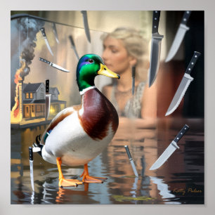 "Pato Inflável" Poster Katty Pulsar