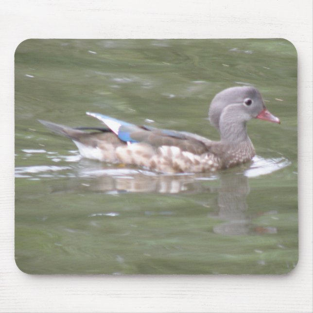 Pato no lago Mousepad (Frente)