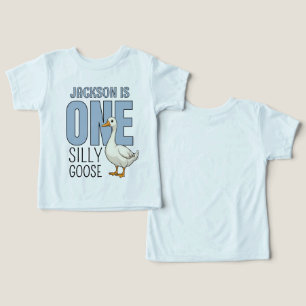 Pato Tolo Azul Personalizado Primeiro Aniversário