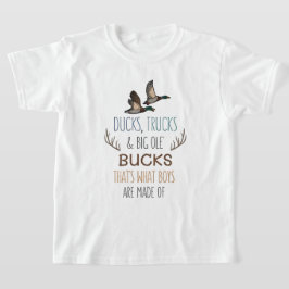 Patos, Caminhões e Camisa Gráfica de T-Shirt para