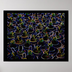 Patos Legal De Borracha Luminosos Com Impressão de