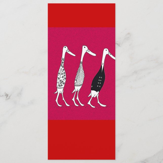 Patos vestidos (Frente)