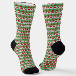 Patozinho de Neve Fofo | Vermelho e Verde Natal Ac