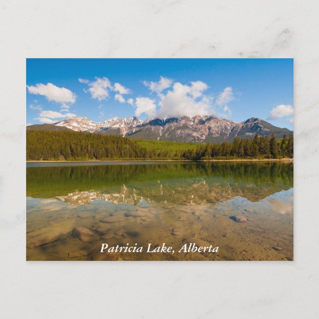Patricia Lake, cartão postal do Parque Nacional Ja (Frente)