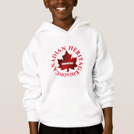 Patrimônio Canadiano Mês Pullover Hoodie