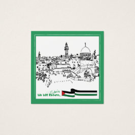 Patrimônio Palestiniano e Esperança: Voltaremos