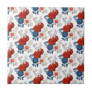 Pátrio Vermelho Azul Branco Floral (4)