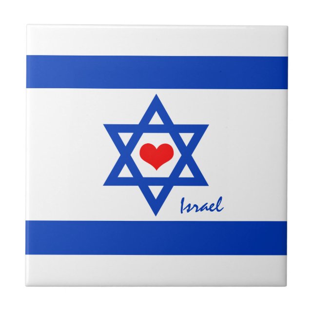 Patriotas de Israel, Coração Vermelho e bandeira i (Frente)