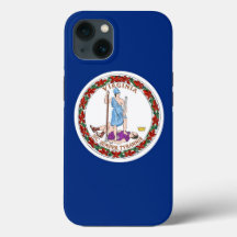 Patriotic Apple Case-Mate, bandeira da Virgínia