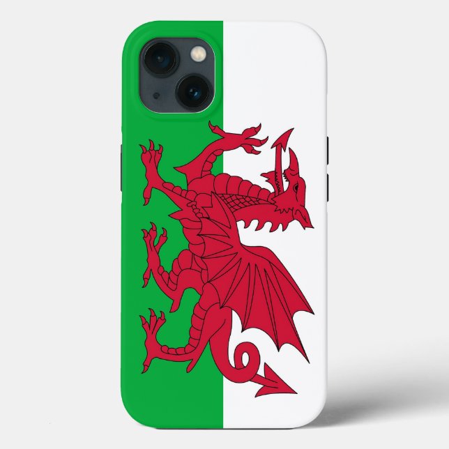Patriotic Apple Case-Mate, bandeira de Gales (Verso)