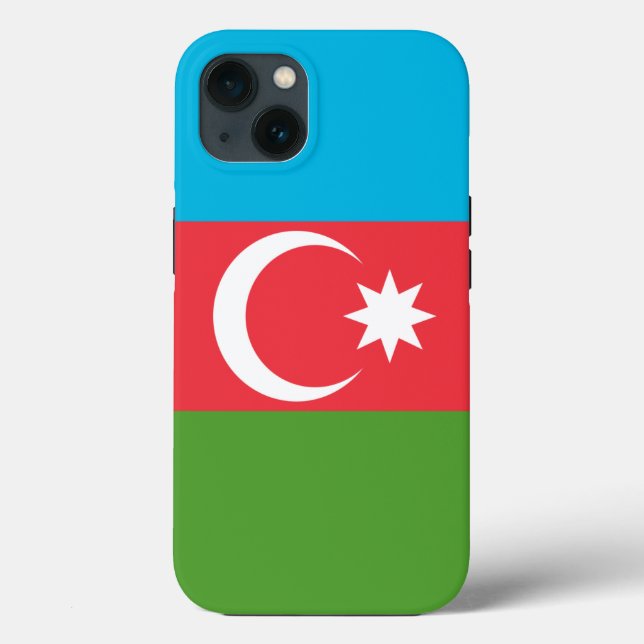 Patriotic Apple Case-Mate, bandeira do Azerbaijão (Verso)