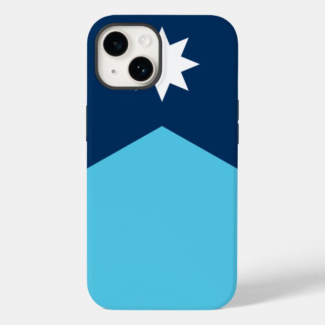 Patriotic Apple Case-Mate, Minnesota Flag, EUA (Verso)