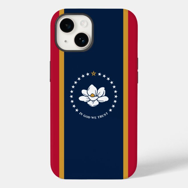 Patriotic Apple Case-Mate, Mississippi Flag (Verso)