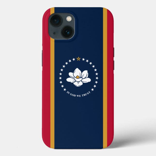 Patriotic Apple Case-Mate, Mississippi flag (Verso)