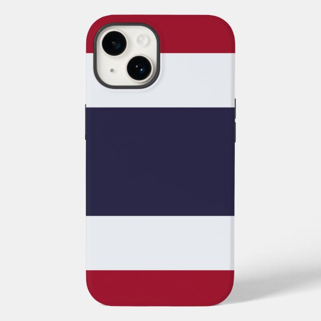 Patriotic Apple Case-Mate, Thailand Flag (Verso)