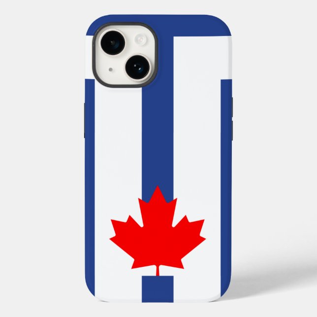 Patriotic Apple Case-Mate, Toronto Flag (Verso)