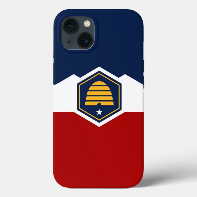 Patriotic Apple Case-Mate, Utah flag (Verso)