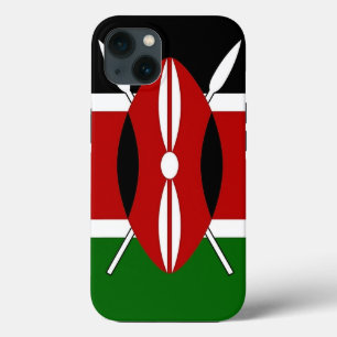 Patriotic Apple iPhone 13 Case-Mate Kenya flag