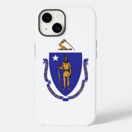 Patriotic Apple iPhone 14 Case-Mate, Massachusetts