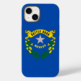 Patriotic Apple iPhone 14 Case-Mate, Nevada Flag
