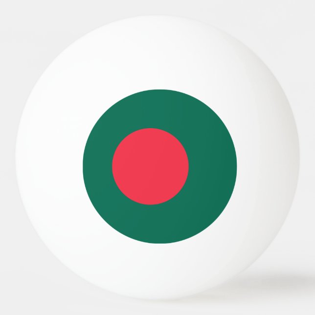 Patriotic Bangladesh Flag Bola de ping pong (Frente)