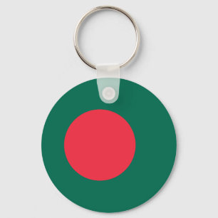 Patriotic Bangladesh Flag Chaveiro