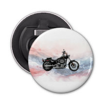 Patriotic Hawg Heritage Twin-Cam Motorcycle Opener
