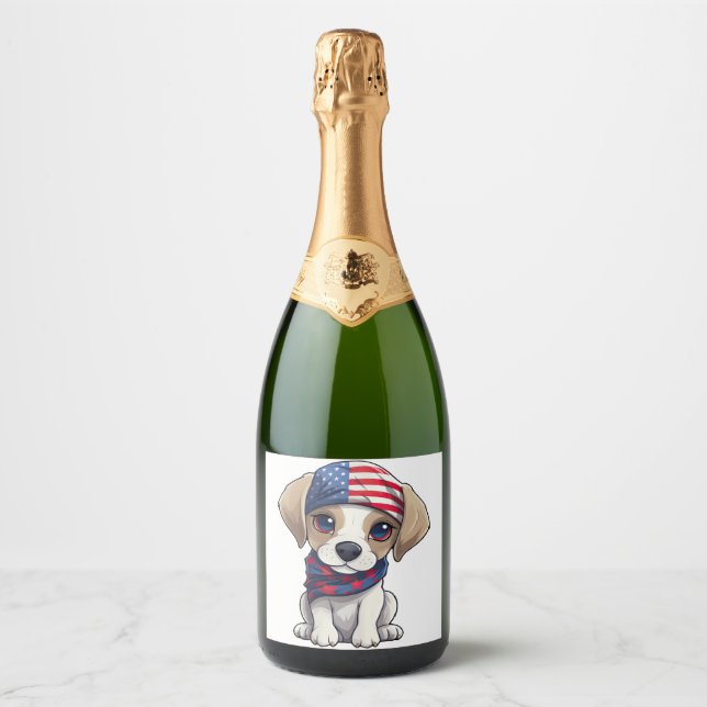 Patriotic Puppy - Style 14  (Frente)
