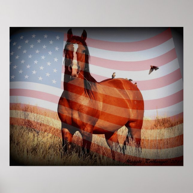 Patrioticly Honorable Poster (sem letra) (Frente)