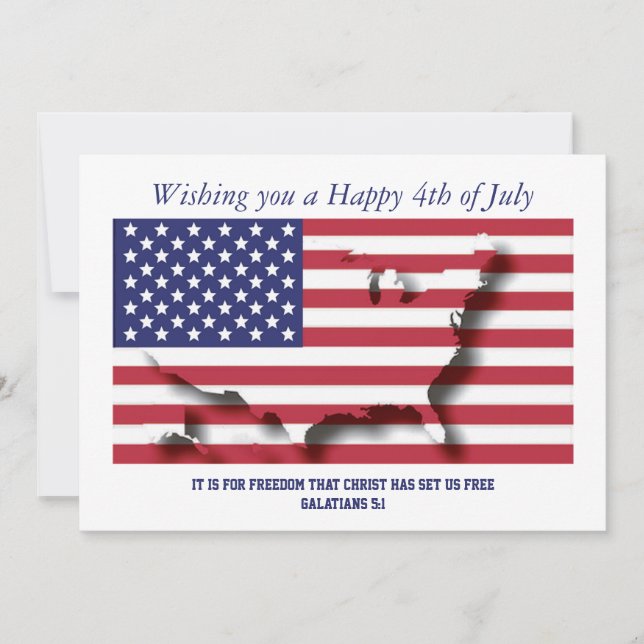 PATRIÓTICO 4 DE JULHO PARA O Cristo Da Liberdade N (Frente)