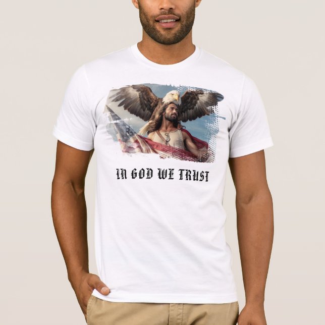 *~* Patriótico Americano Camisa de Bandeira AP27 H (Frente)