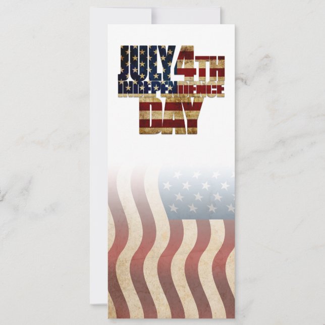 Patriótico Design de Bandeira de 4 de julho (Frente)