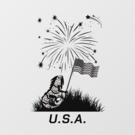 Patriótico Iguana 4 de julho