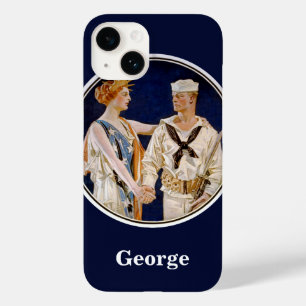 Patriotismo Vintage, Senhora Liberdade com Marinhe