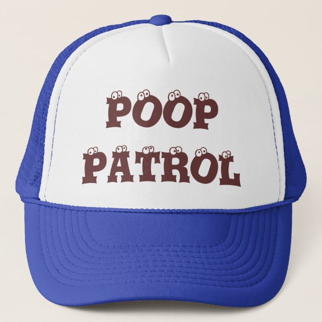 PATROL POOP - Boné personalizável (Frente)