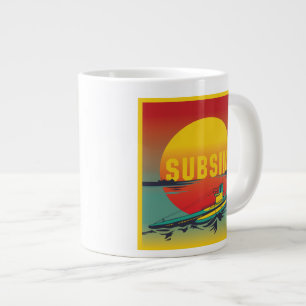 Patrulha alargada 20oz do Horizon SUBSIM. Caneca